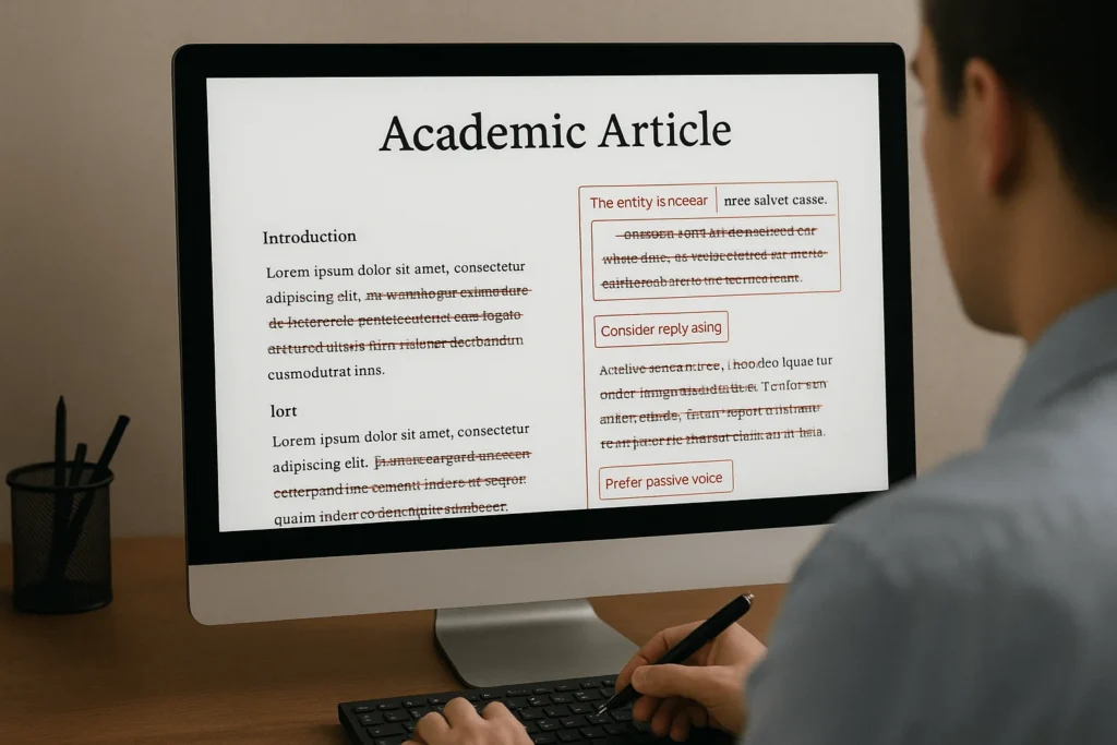 כתיבה אקדמית מקצועית
