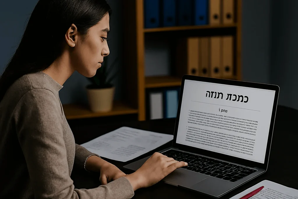 כתיבת תזה לתואר שני