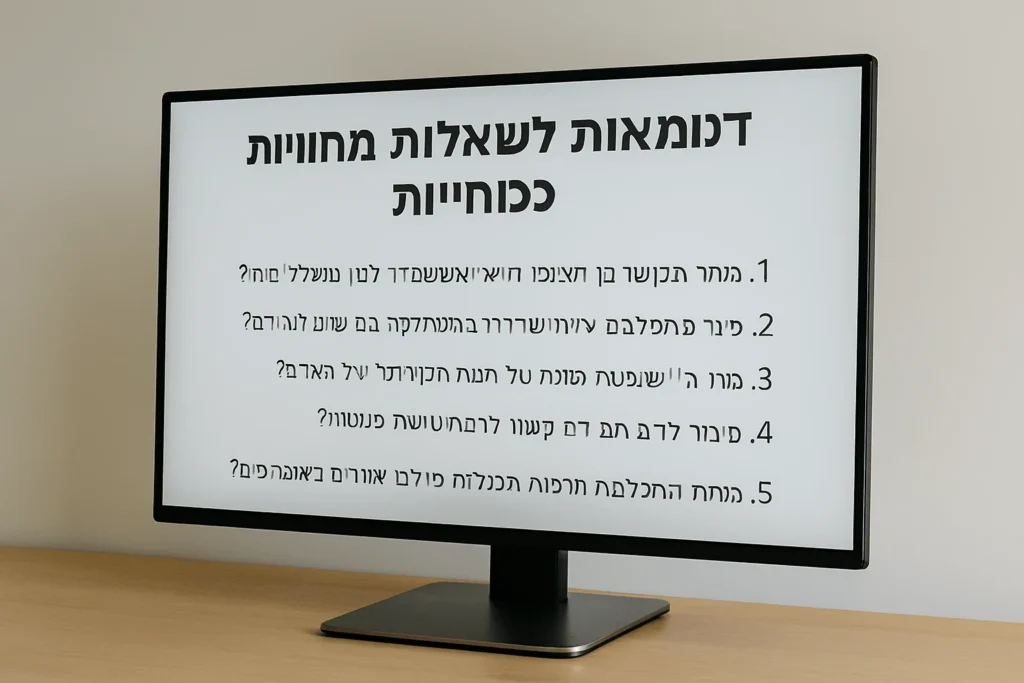 שאלות מחקר