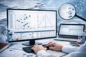 תהליך ניתוח נתונים למטה אנליזה- אילוסטרציה